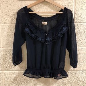 Navy Blouse